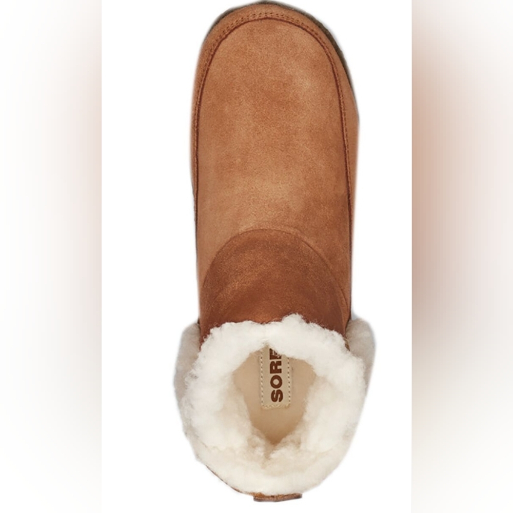 Sorel Nakiska Tan Winter Boots with White Trim Size 10 MSRP $104.95 - Picture 4 of 13